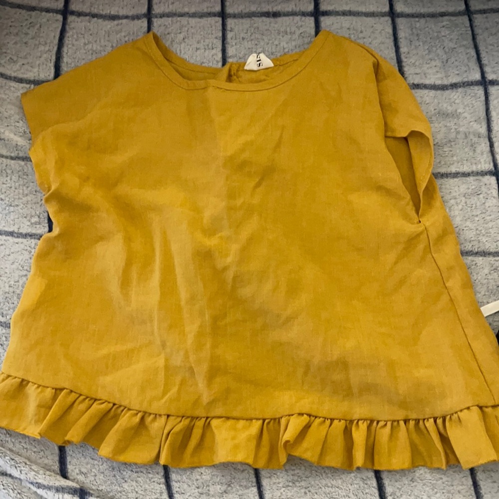 Open back shirt